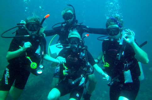 diving thailand padi course discover scuba diving kon-tiki